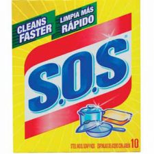 S.O.S. Steel Wool Soap Pads 10PK