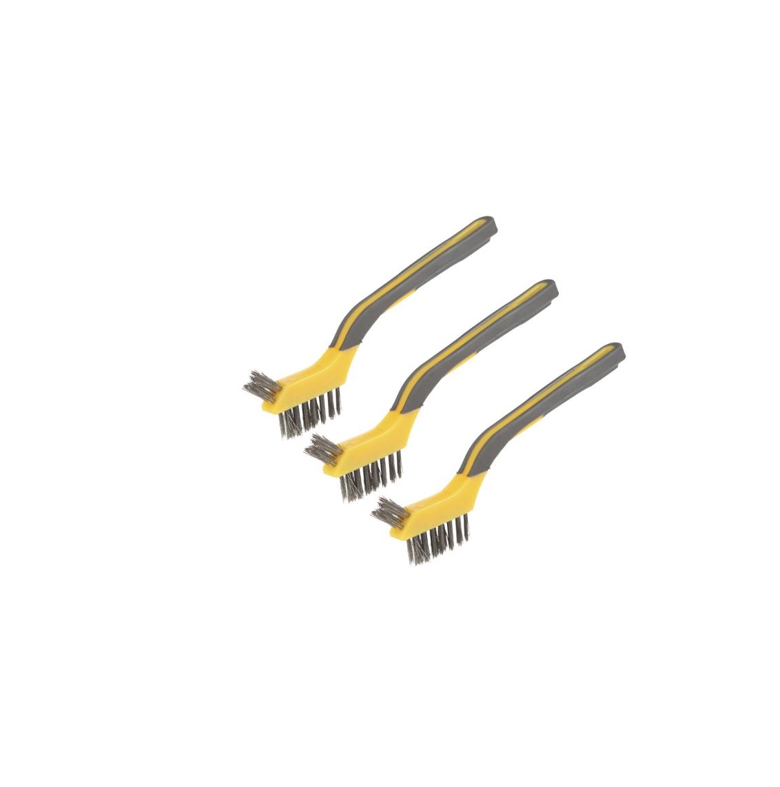 Mini Steel Parts Cleaning Brushes 3PK
