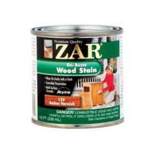 Zar Oil Base Wood Stain Amber No.129 1/2 Pt