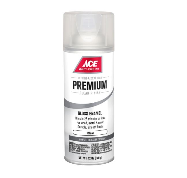 Premium Enamel Spray Paint Gloss Clear - Warren Pipe and Supply