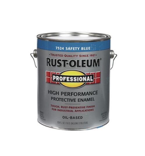 Rustoleum Professional High Performance Oil Based Enamel Safety Blue Gallon 7524 Warren Pipe And Supply - Rustoleum Oil Based Paint Gallon Colors
