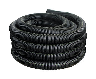 6" Solid Corrugated Drainage Tubing by the foot.