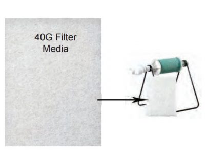 Filter Media for 40GPM Water Suction Filter