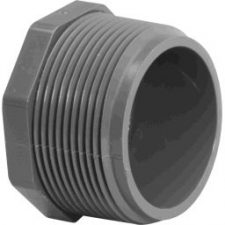 1-1/4" MIPT Plug PVC SCH80