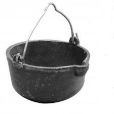 6" Cast Iron Lead Melting Pot