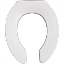 Bemis Medic-Aid 2" Lift Toilet Seat Heavy Duty Commercial Open Front Less Cover 2L2055T 000 White