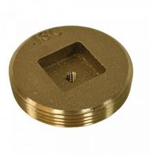 2" Brass Counstersunk Plug w/ Tap