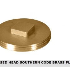 5-1/2" RH Brass Cleanout Plug (Southern Code)