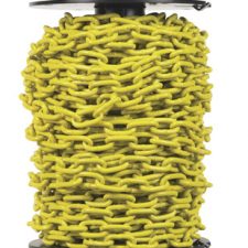3/16 Proof Coil Chain Yellow Coated Low CarbonSteel