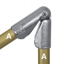 1-1/2" Aluminum Safety Rail Adjustable Elbow