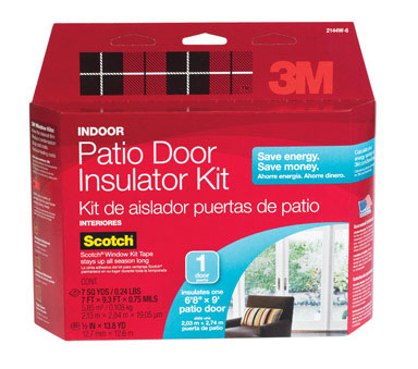 3M Indoor Patio Door Insulator Kit 84" x 112"