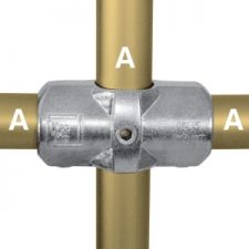 1-1/2" Aluminum Safety Rail Cross