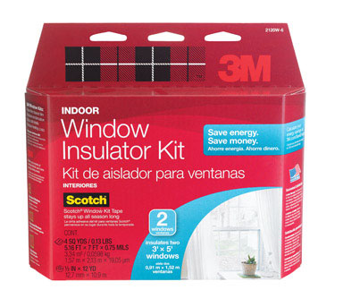 3M Indoor Window Kit 62" x 84" (2-3x5 windows)