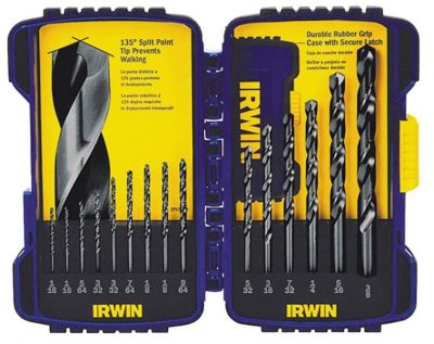 Irwin 15pc Black Oxide Drill Bit Set