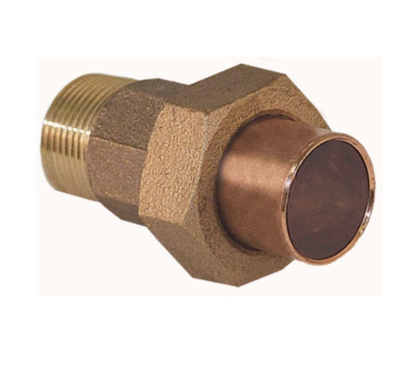 2 Brass Pipe Coupling - Warren Pipe and Supply