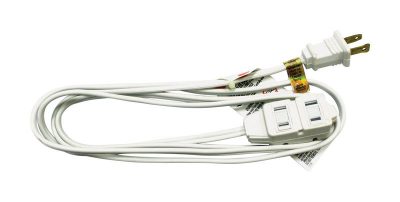 Cube Tap Household Extension Cord 6ft White