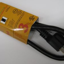 Power Supply Replacement Cord 16/3 3ft (Pigtail)