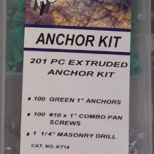 25pc Rosett Anchor/Screw Kit #9