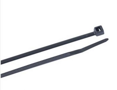 4" GB UV Black  Miniature Double Lock Cable Tie 100pk 46-104UVB