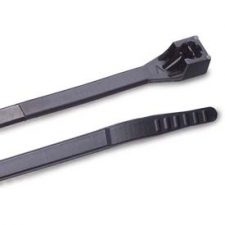 21.5" GB Releaseable Ultraviolet Black Cable Ties 3pk