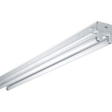 48" 2-T12 40W Lamp Strip Light Fixture White
