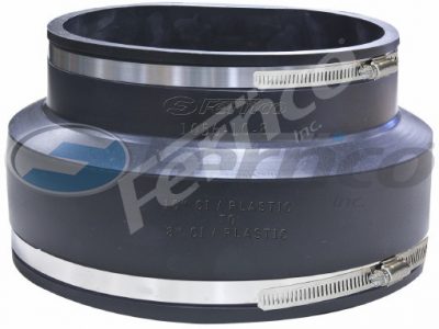 10" x 8" CI/Plastic Fernco Flexible Coupling 1056-10-7