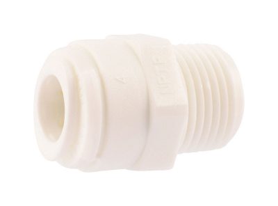 3/8" OD x 3/8" MPT Plastic Push Male Connector