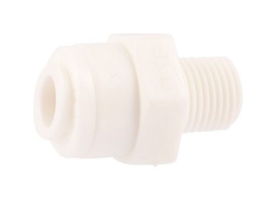 1/4" OD x 1/8" MPT Plastic Push Male Connector