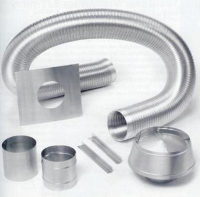 4" x 35' Flexi-Liner Aluminum Chimney Liner Kit