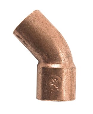 3/4" Copper Street 45° elbow Nominal Pipe Size 