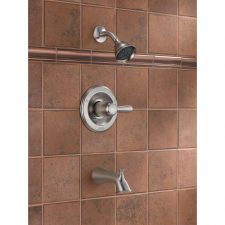 T14438-SS Stainless Steel Delta LAHARA Monitor 14 Series Tub & Shower Trim Only