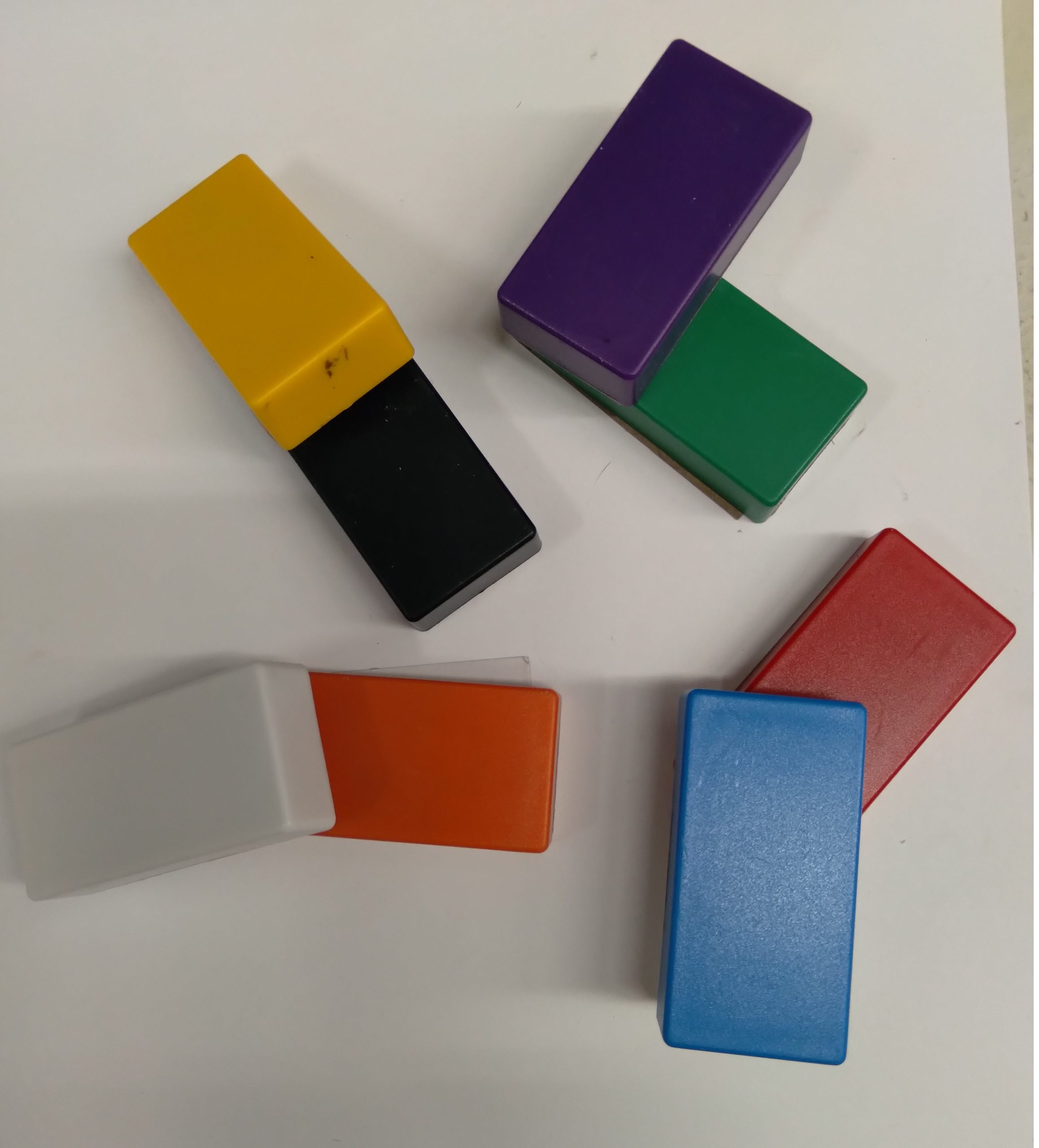 Master Magnetics 2 in. Ceramic Magnetic Posting Magnet Assorted Colors